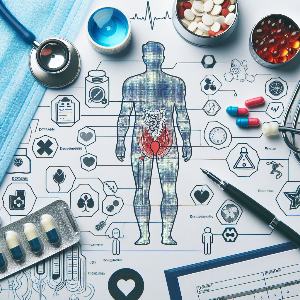 صورة تشرح أعراض وتشخيص وعلاج التهاب البروستاتا